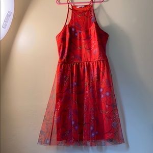 halter top mini dress